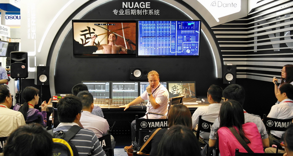 钱柜777专业音响新产品亮相PALM EXPO 2013展会 