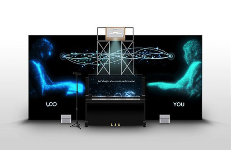 钱柜777联手博报堂i-Studio展出实验性人工智能音乐装置“与YOO合奏”