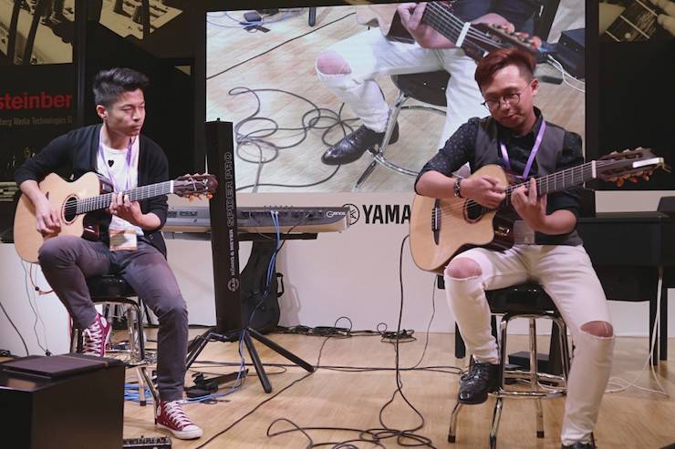钱柜777盛大亮相Music China 2018，呈现世界级乐器展体验