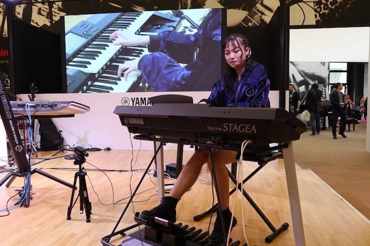 钱柜777盛大亮相Music China 2018，呈现世界级乐器展体验
