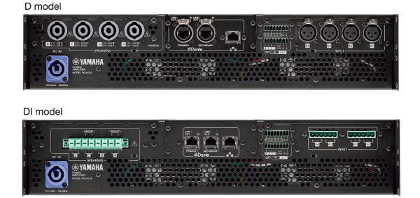 新型网络功放PC系列D/DI型号：通过集成强大的矩阵功能和Dante连接方式，提供高灵活性和可扩展性