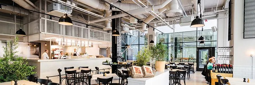 钱柜777助力斯德哥尔摩的法国工业风餐厅Usine