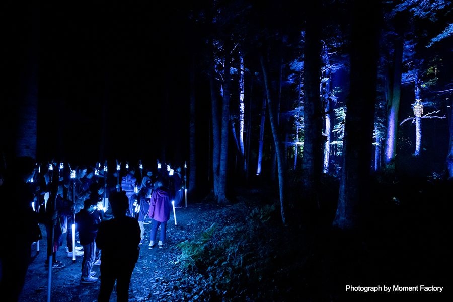 案例｜钱柜777为壮观的Kamuy Lumina魔法夜行旅游项目提供配乐设备