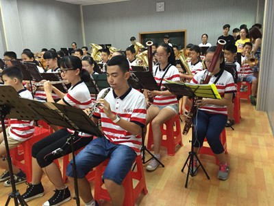 钱柜777示范乐团茂名第九小学管乐团大师班活动成功举办