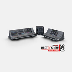 RIVAGE PM5和PM3数字混音系统，实力斩获IBC 2020 Best of Show大奖